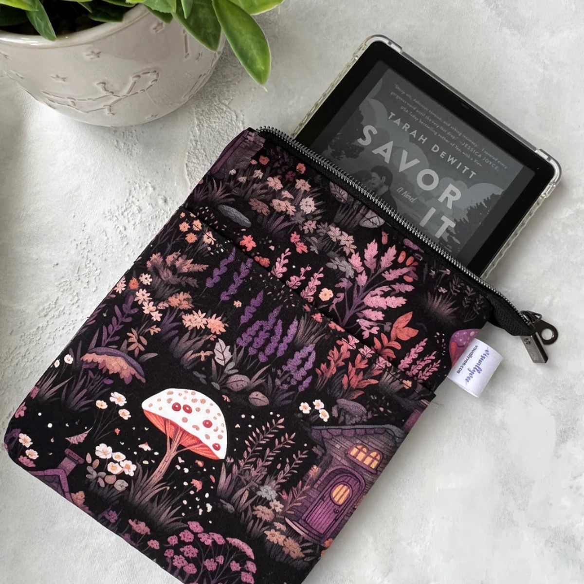 Fairy Garden - e-reader Zippered Sleeve