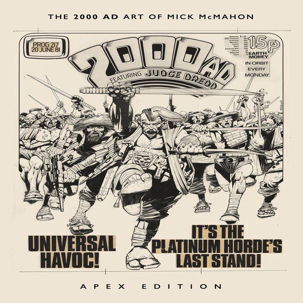 2000 AD ART OF MICK MCMAHON APEX EDITION HC (C 0-1-2)