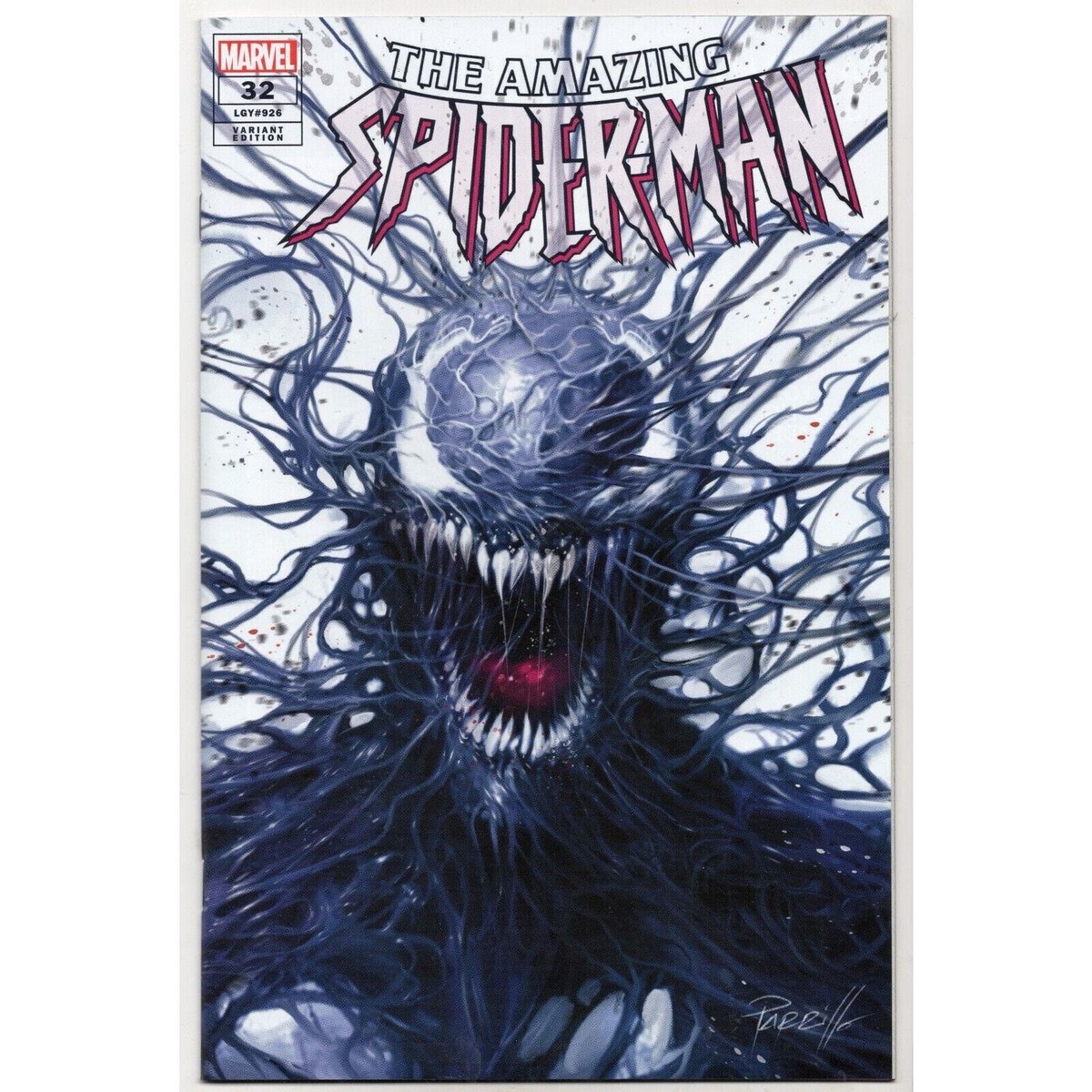 Amazing Spider-Man 32 (2022) Lucio Parrillo Venom Variant Comic Kingdom