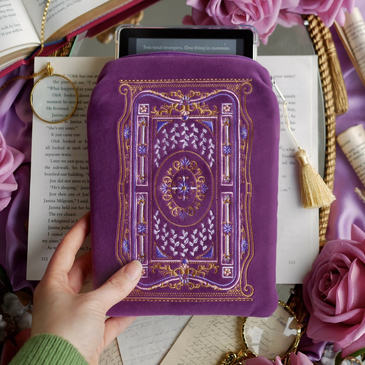 Literati E-Reader Sleeve - Purple