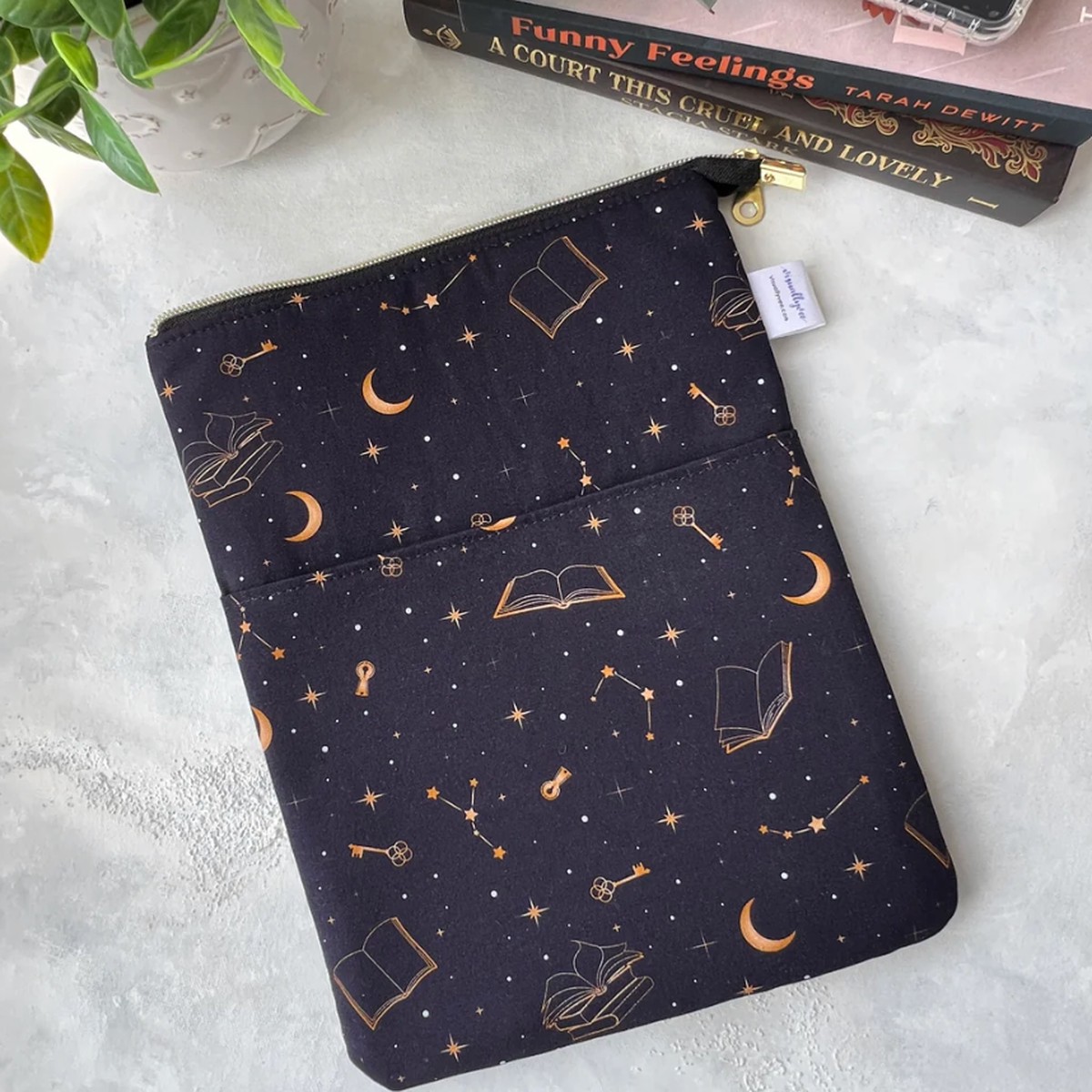 Celestial Books - Zippered Book Sleeve
