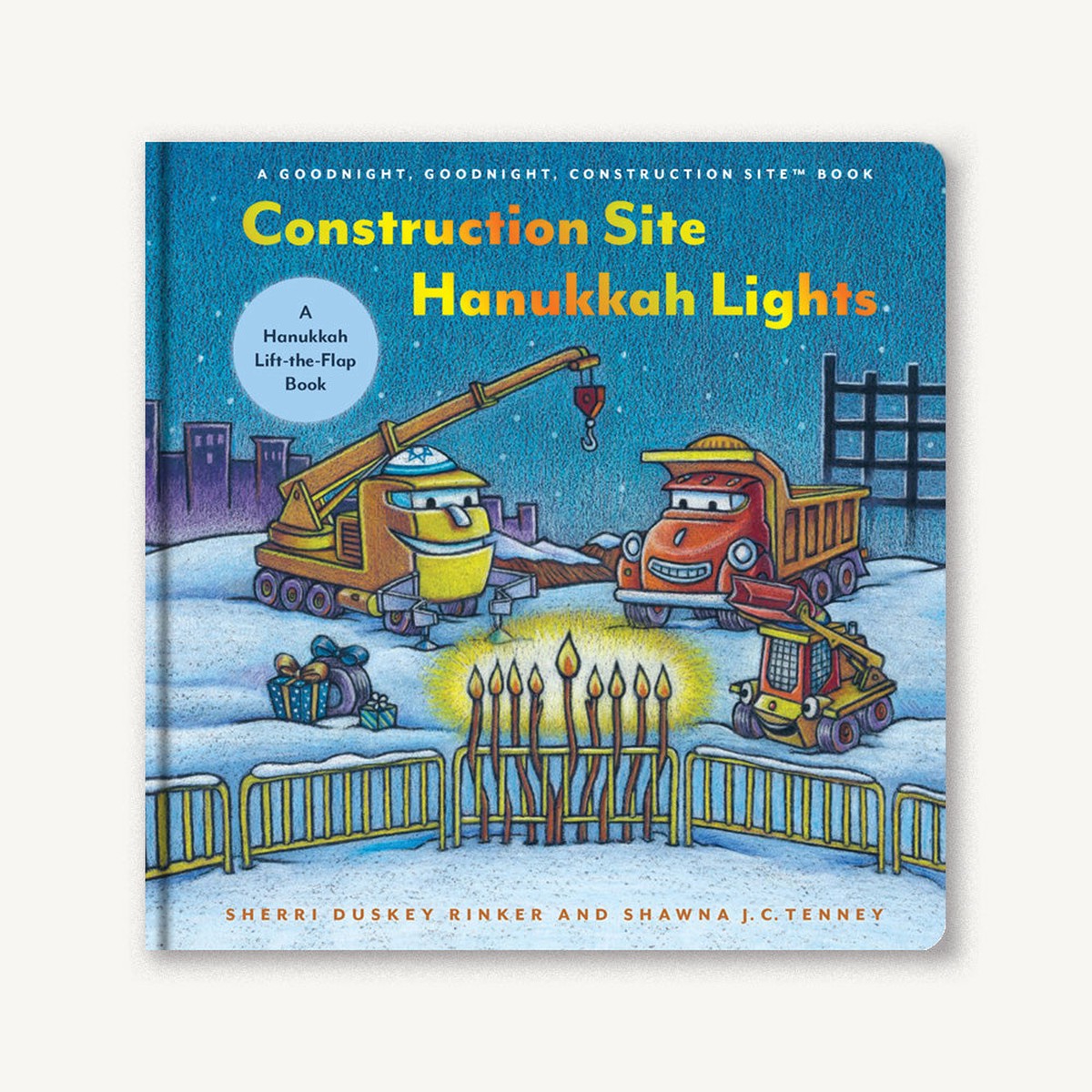 Construction Site Hanukkah Lights