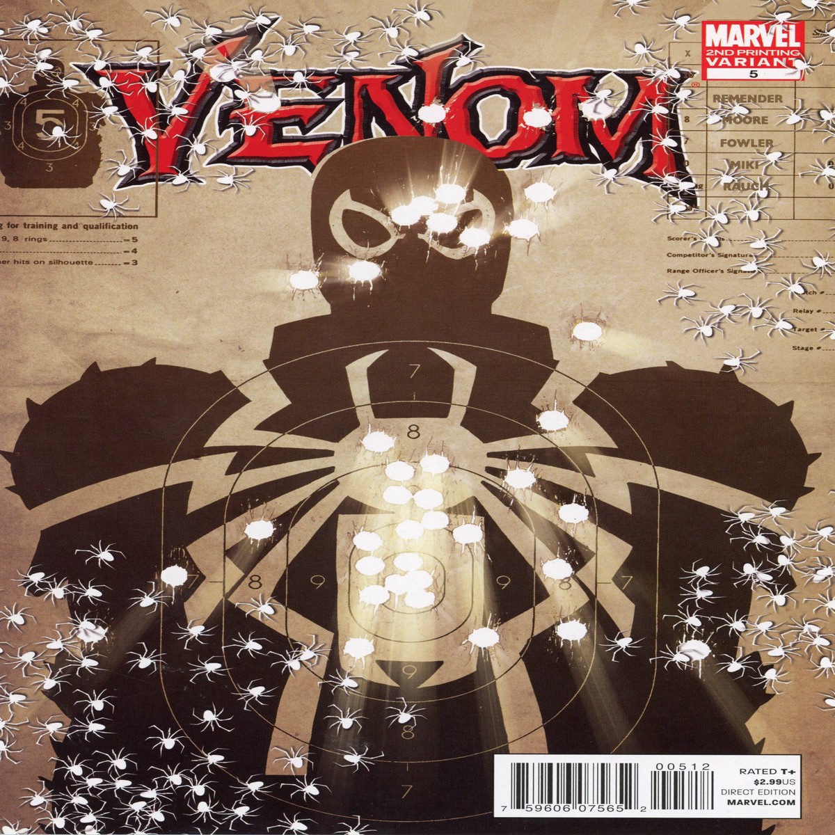 Venom 5 Marvel Comics (2011) 2nd Print Variant NM