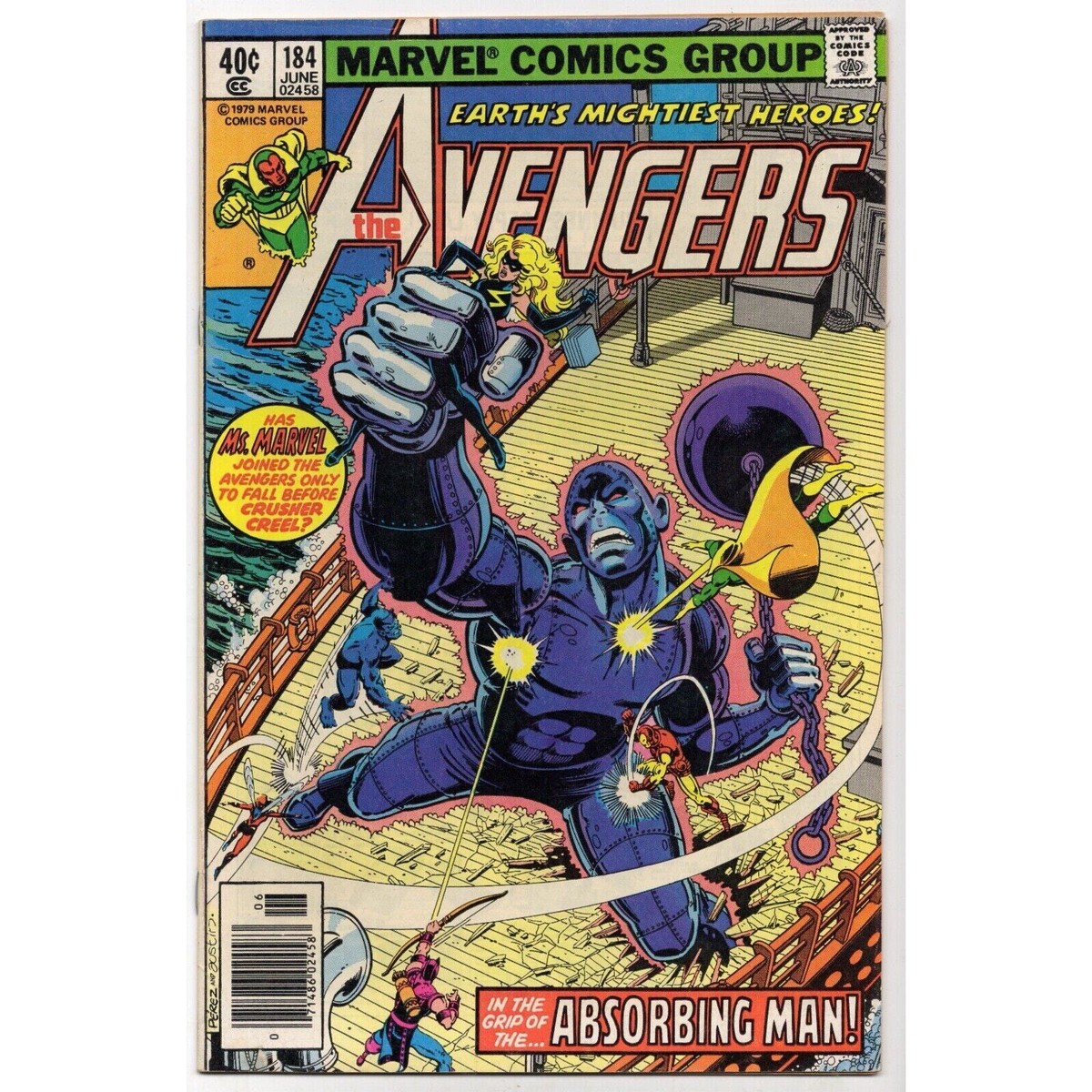 Avengers 184 Marvel Comics (1979) Falcon Joins The Avengers