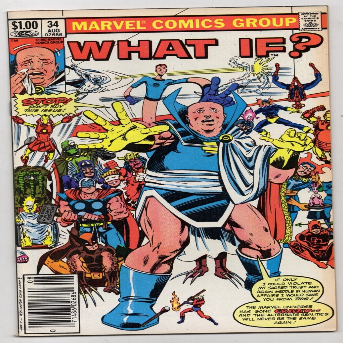 What if 34 Marvel Comics (1982) 1st App Obnoxio the Clown