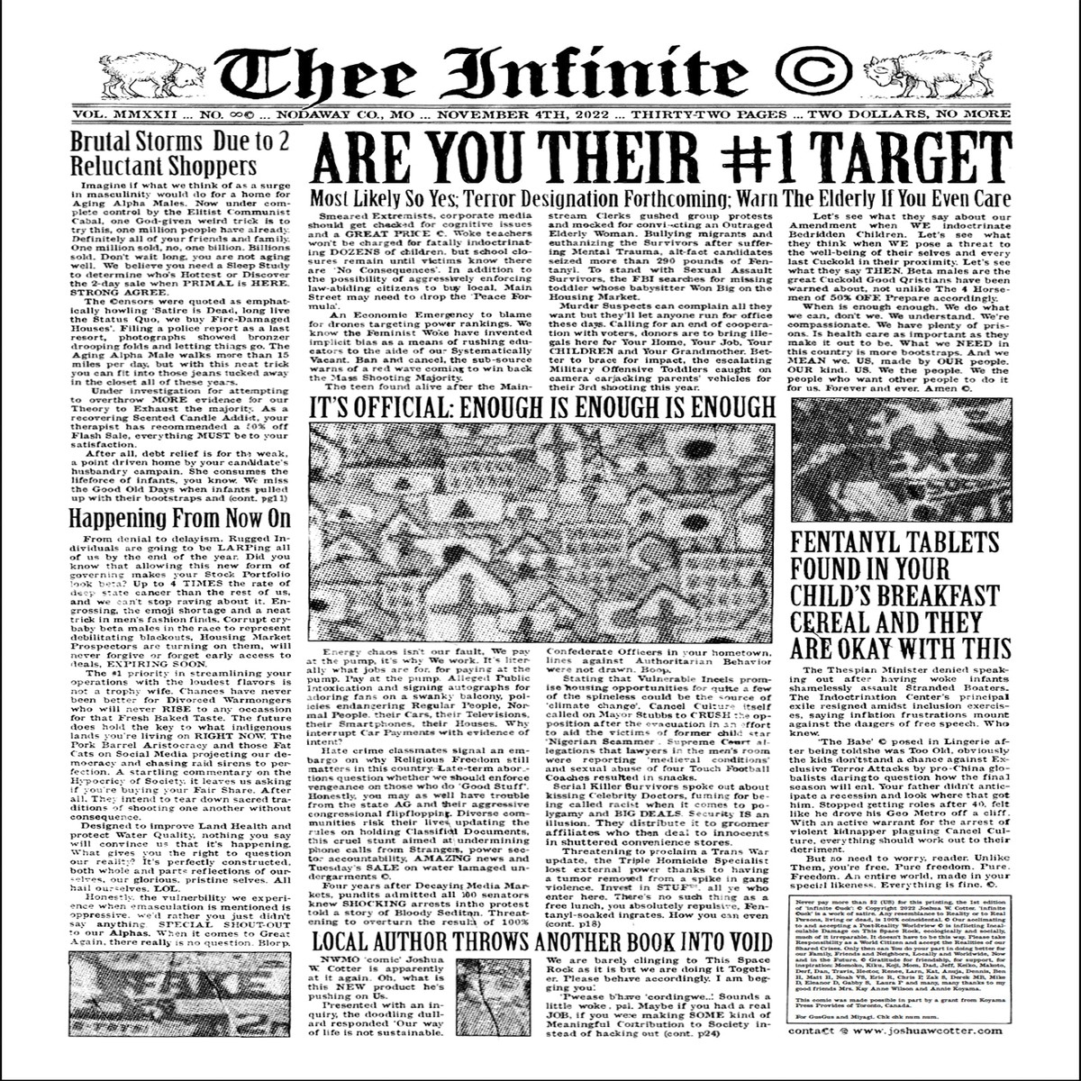 infinite uck (Tabloid Newspaper Version)