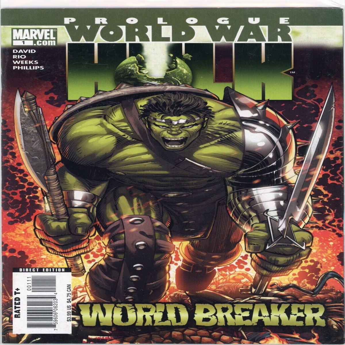 World War Hulk Prologue World Breaker 1 Marvel Comics (2007)