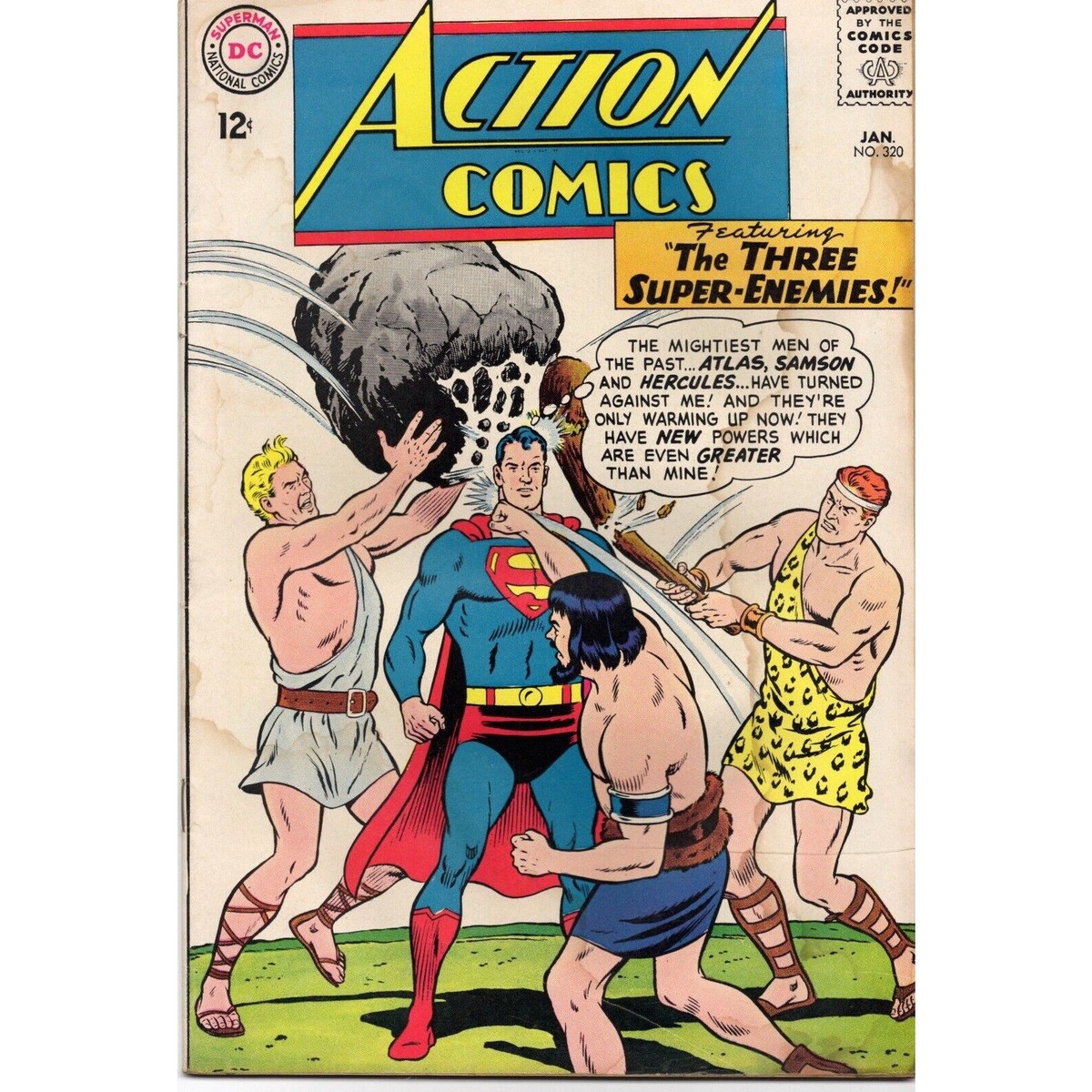ACTION COMICS 320 (DC 1965) THE THREE SUPER-ENEMIES SILVER AGE DC