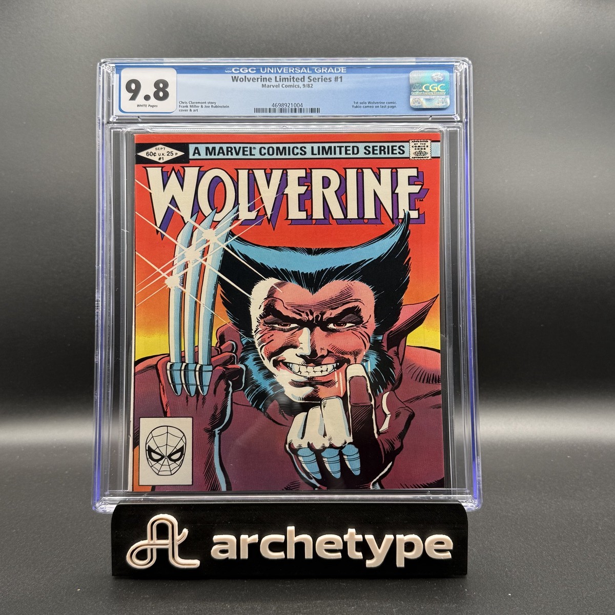 Wolverine 1 Marvel (1982) CGC 98 NMMT White Pages Chris Claremont story