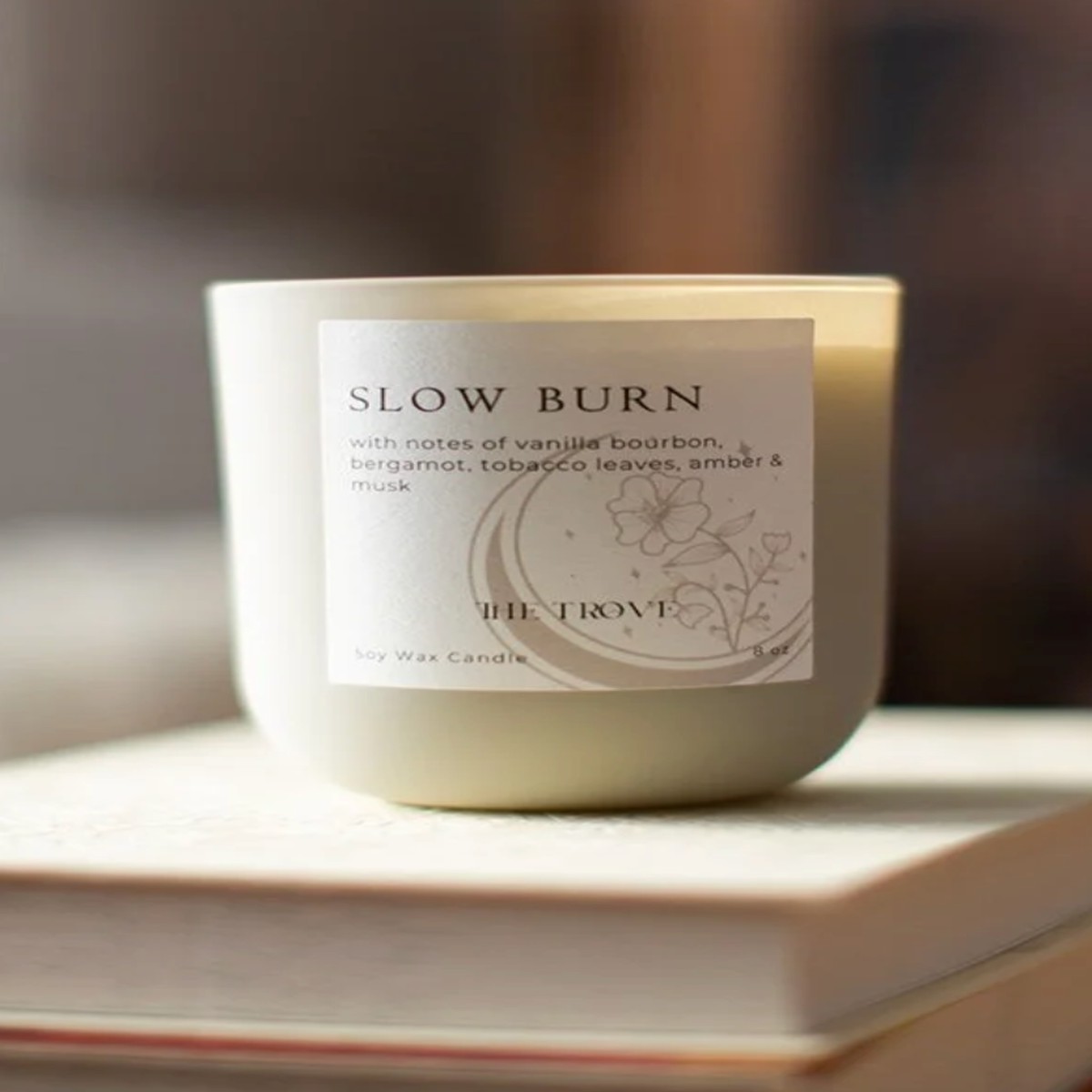 8 OZ CANDLE SLOW BURN TROPE