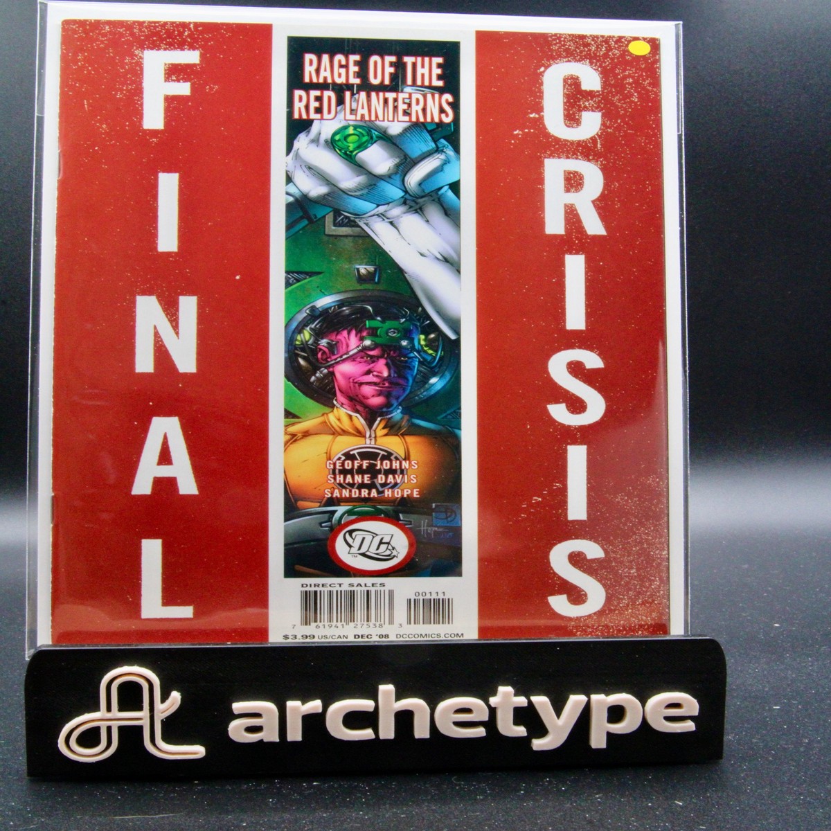 Final Crisis Rage of the Red Lanterns 1 DC (2008) 92 NM- DC Multiverse Final Crisis Geoff Johns story