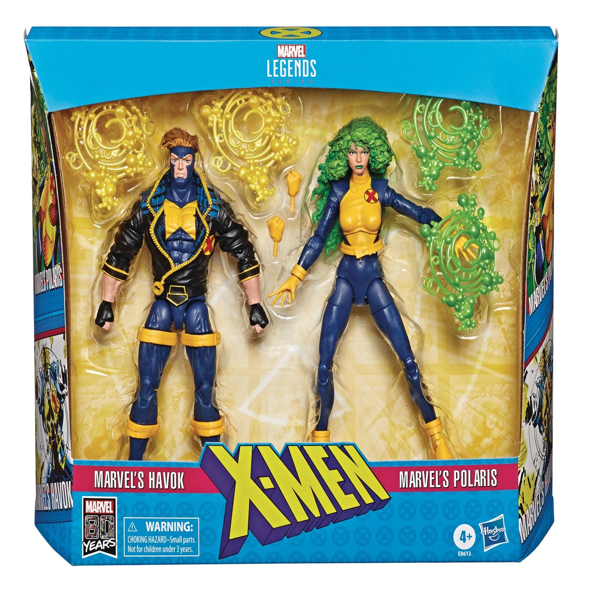 X-MEN LEGENDS HAVOKPOLARIS 6IN AF 2PK