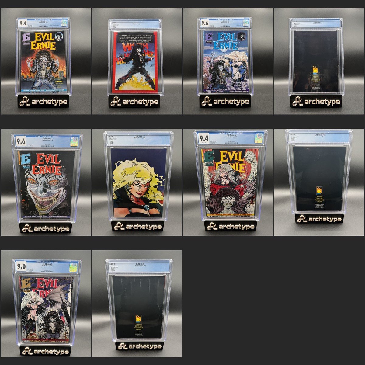 Evil Ernie 1-5 Eternity (1991) (5 Issues) Full Series CGC Graded Lot