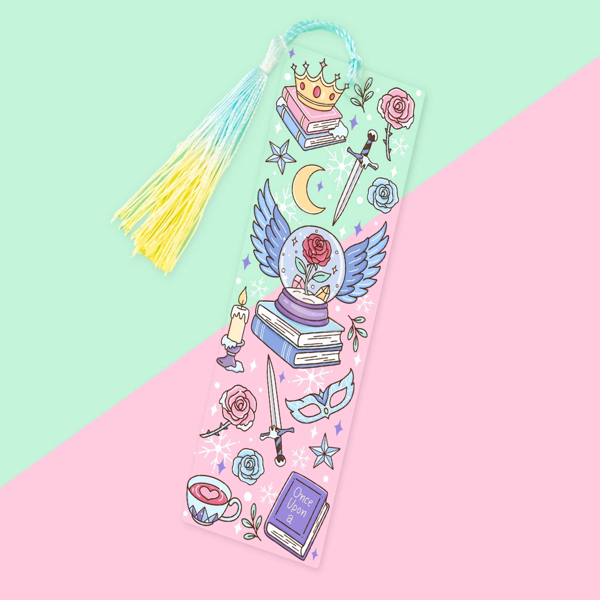 Romantasy Acrylic Bookmark