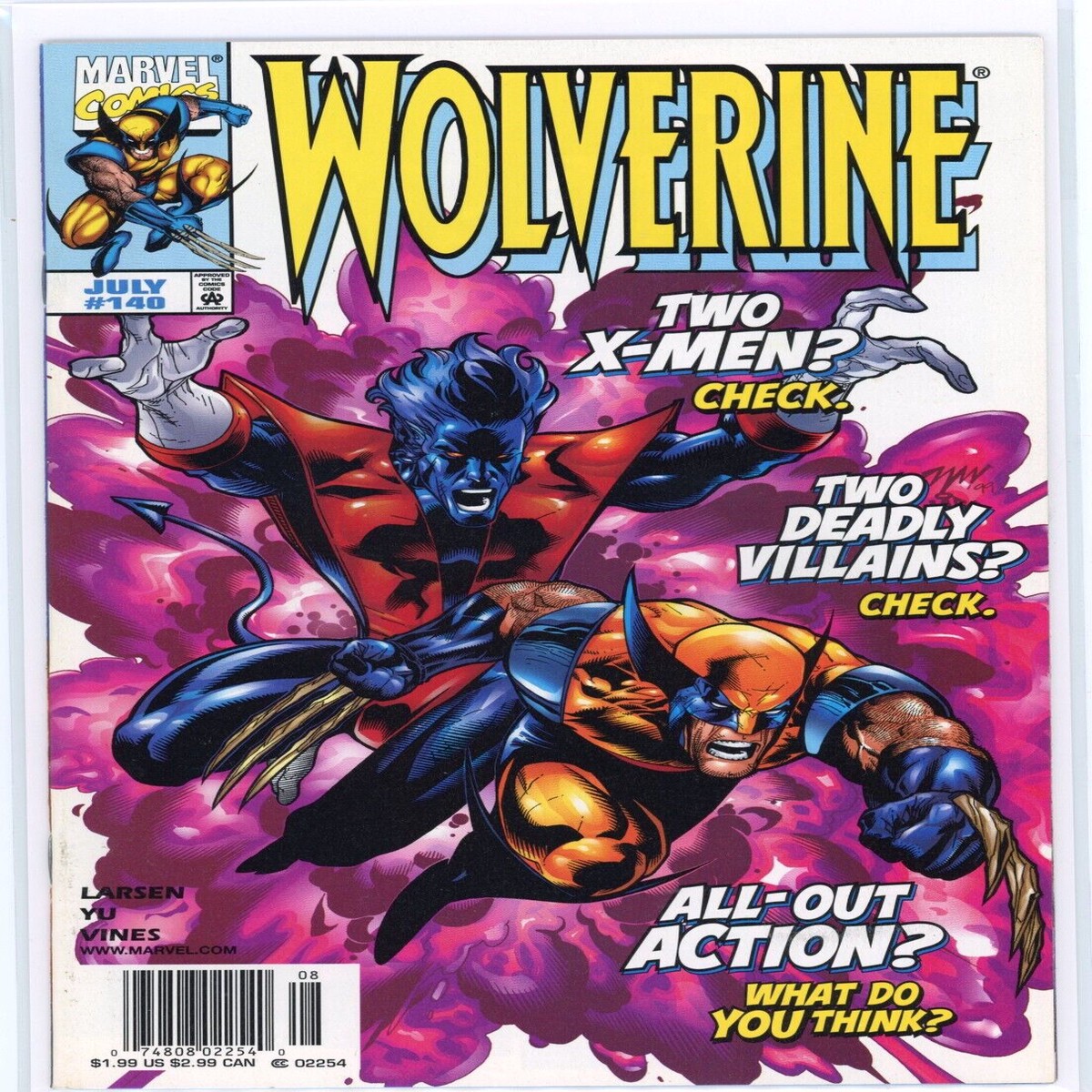 Wolverine 140 Marvel Comics (1999)