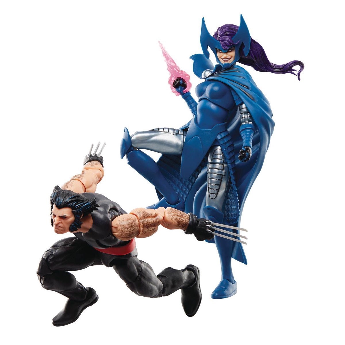 MARVEL LEG WOLVERINE 50TH ANN W PSYLOCKE 6IN AF 2PK