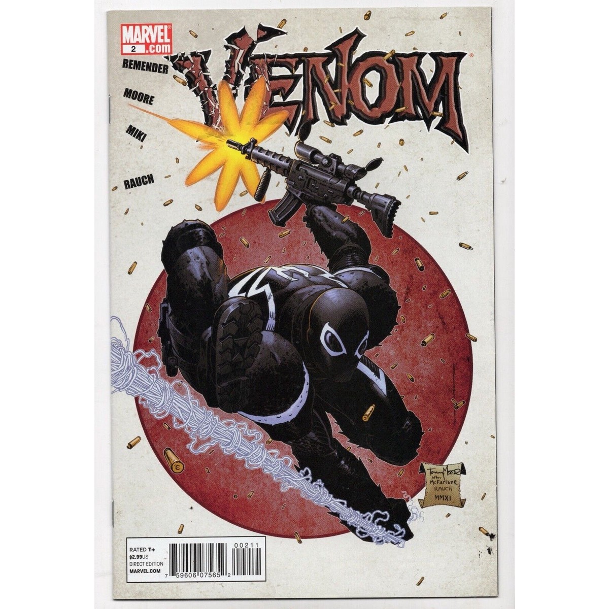 Venom 2 Marvel Comics (2011) Agent Venom ASM 300 Homage Remender Moore