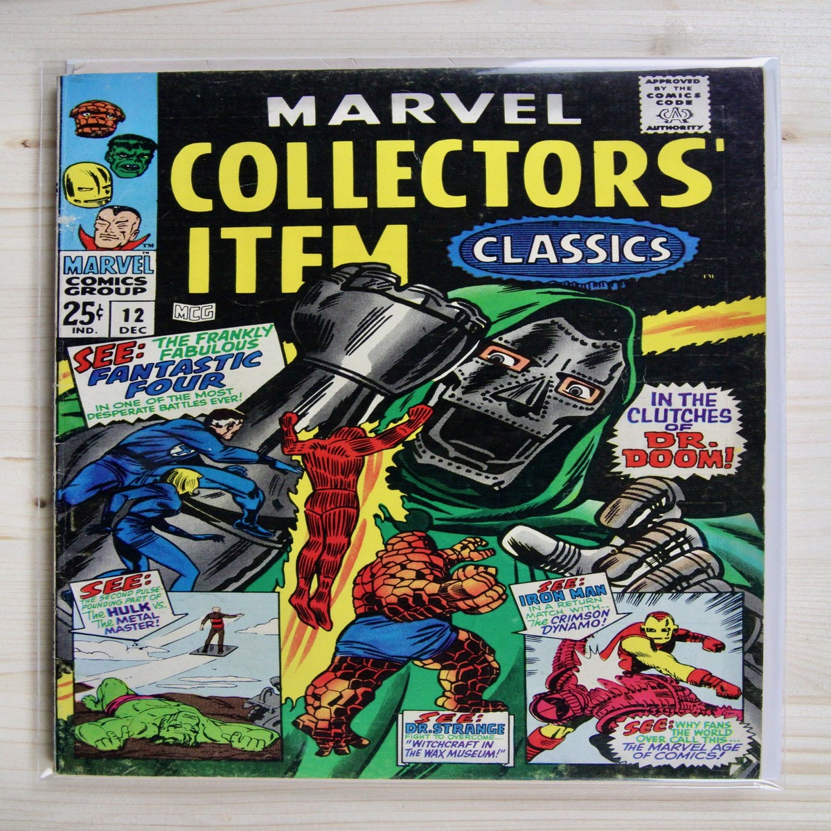 Marvel Collectors Item Classics 12 Marvel (1967) 55 FN- Jack Kirby art Stan Lee story