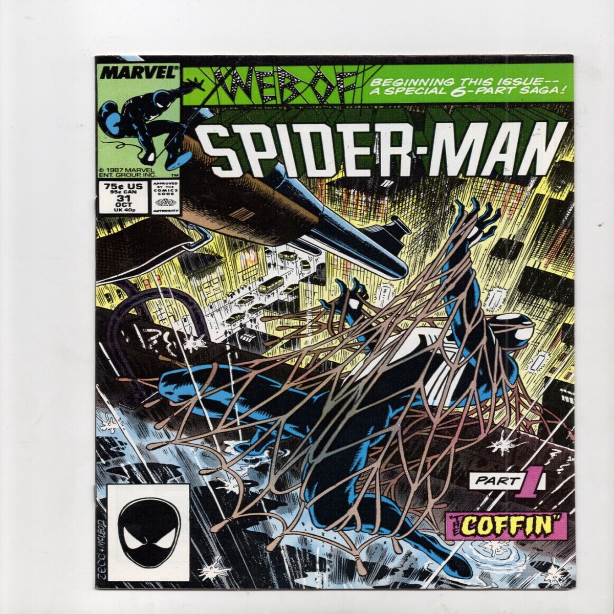 Web of Spider-Man 31 Marvel Comics (1987)