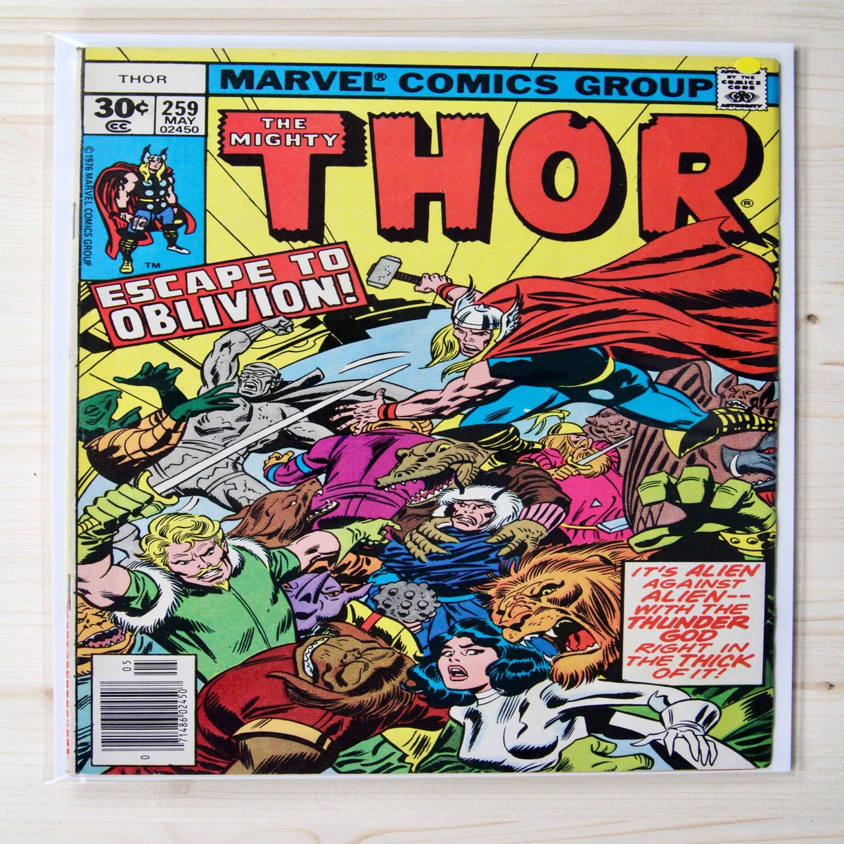 The Mighty Thor 259 Marvel (1977) 80 VF Thor The Quest for Odin