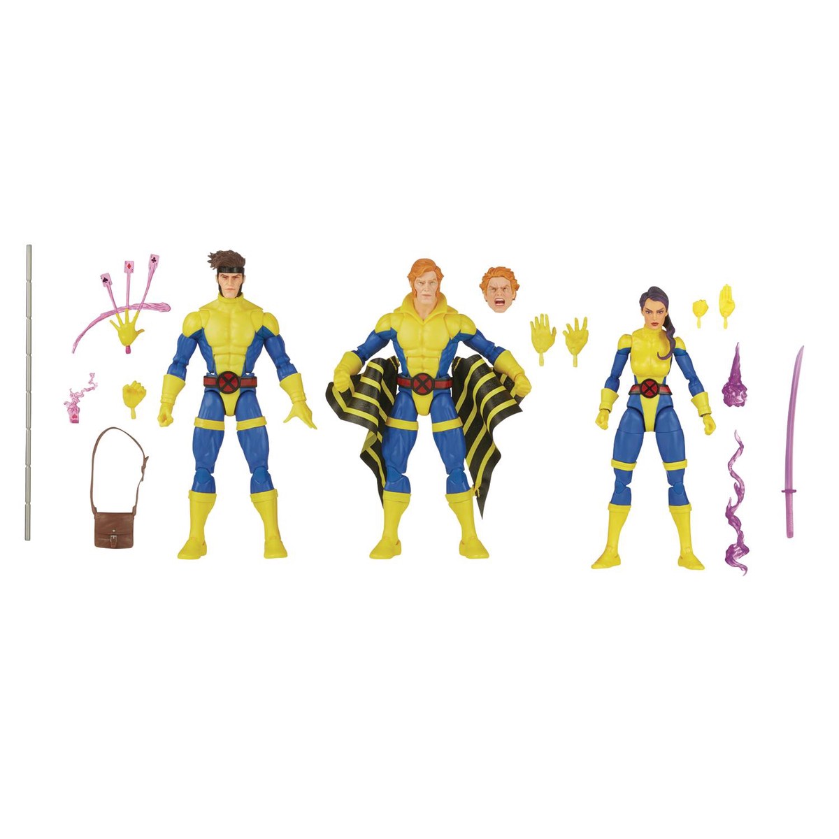 X-MEN LEG 60TH ANN GAMBITBANSHEEPSYLOCKE 6IN AF 3PK