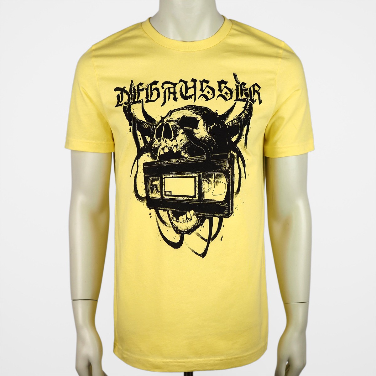 Degausser Video Home Skull - Shirt - Yellow