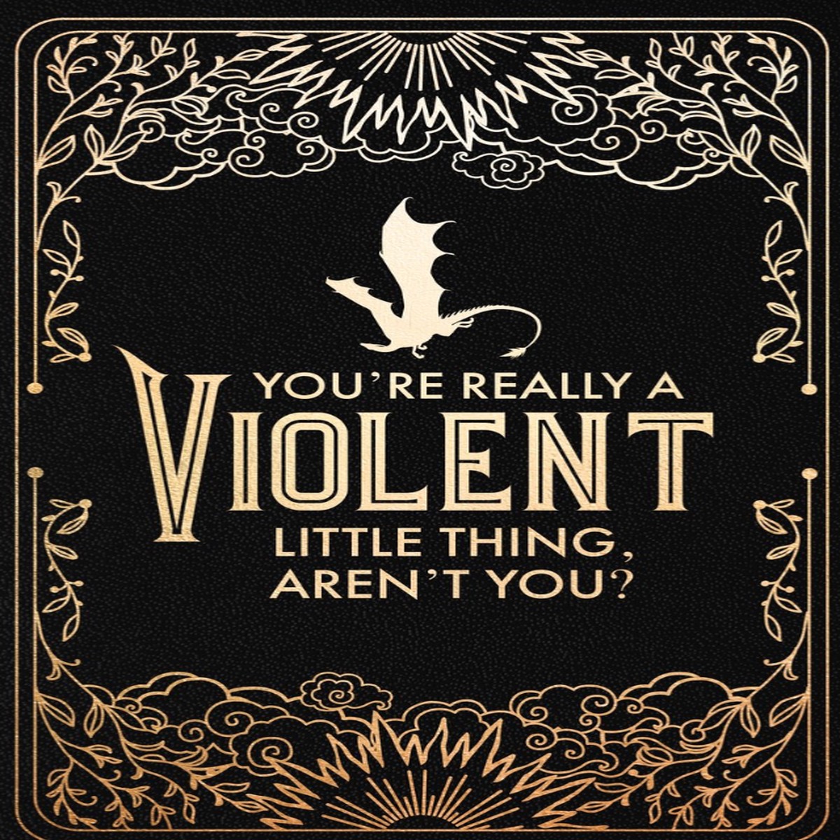 Official Fourth Wing Journal Violent Little Thing Edition with Lined Pages
