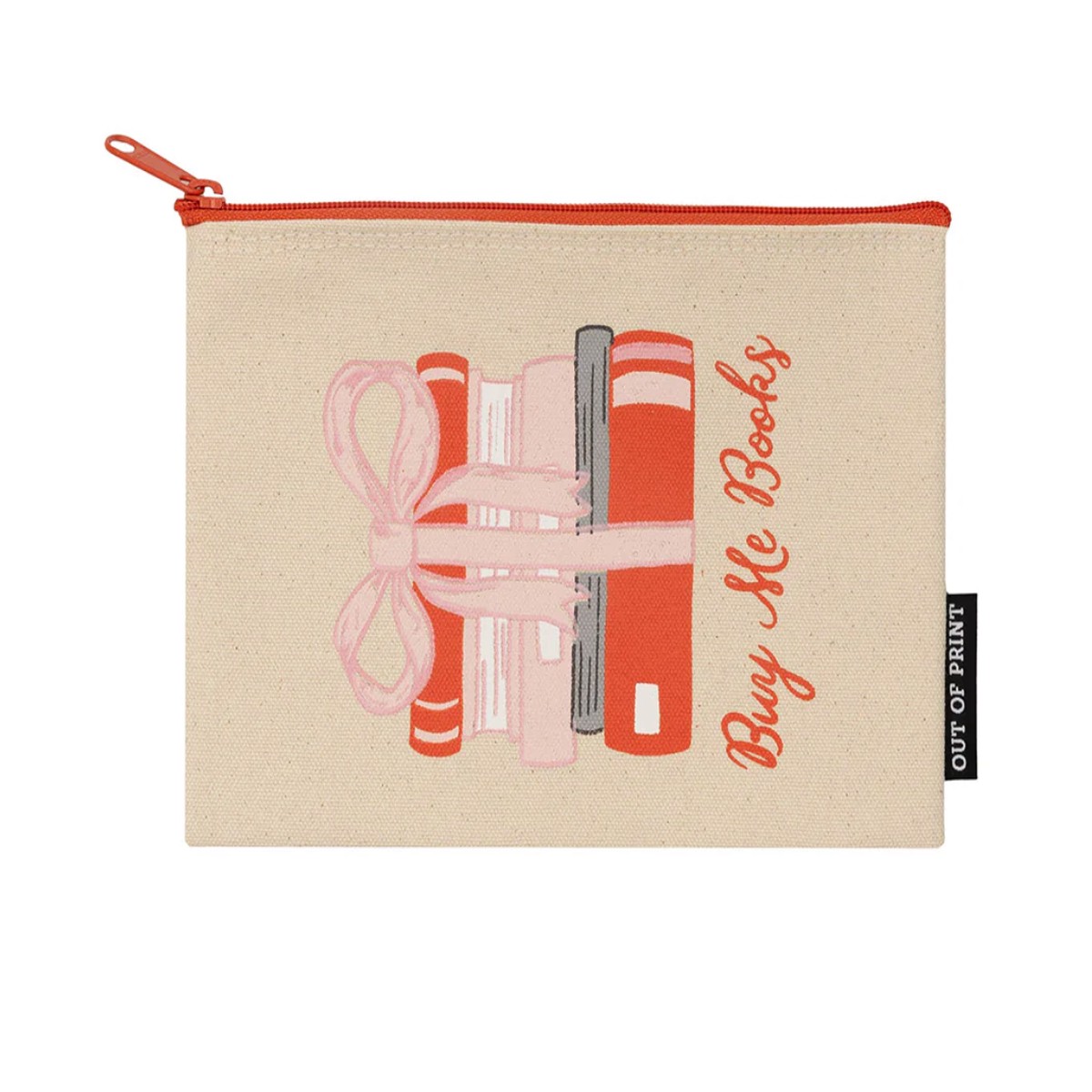 Buy Me A Book Stack pouch