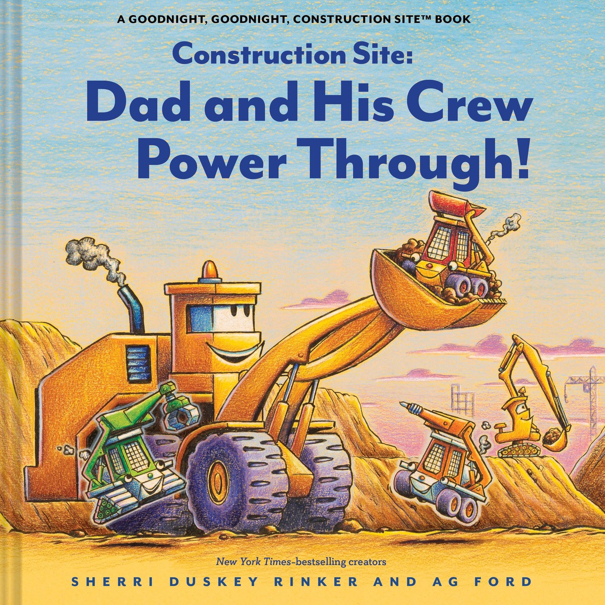 Construction Site Dad and His Crew Power Through