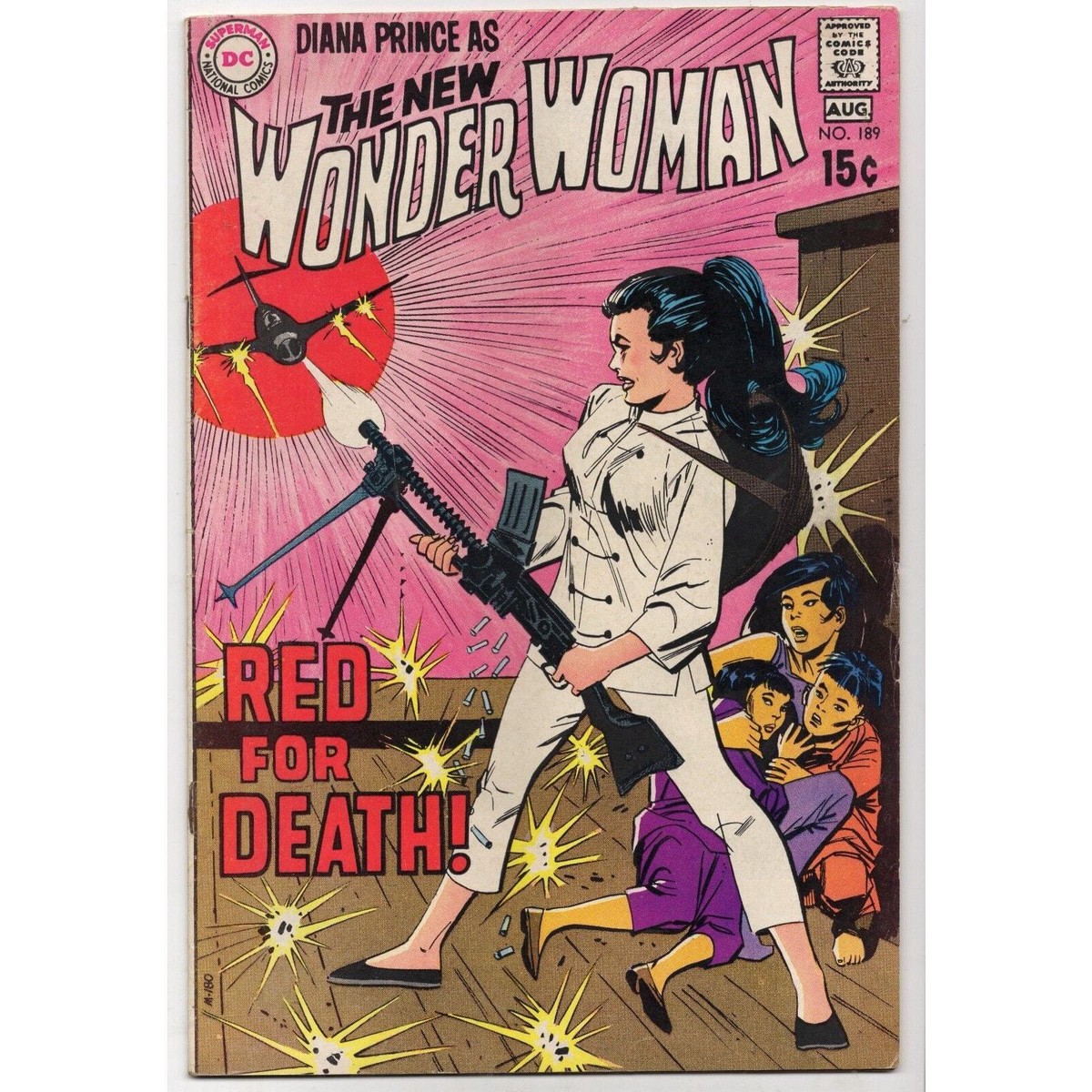 Wonder Woman 189 DC Comics (1970) I-Ching Diana Prince Red Army