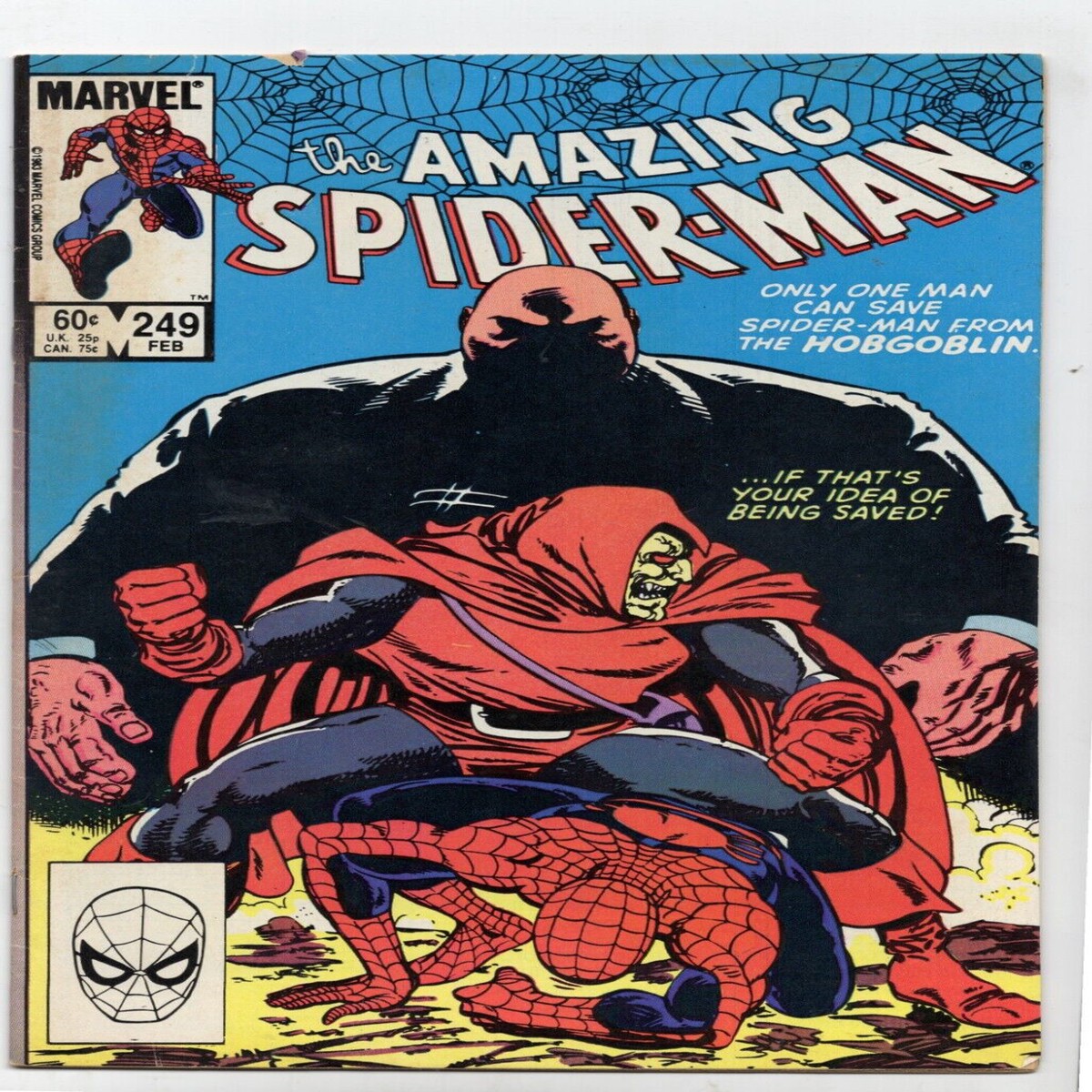Amazing Spider-Man 249 Marvel Comics (1984) 1st App Daniel Kingsley