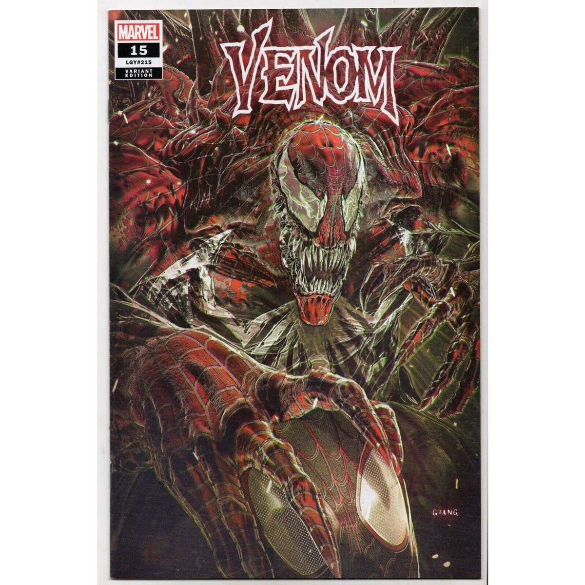 Venom 15 Marvel Comics (2023) John Giang BTC Variant Cover LGY 215 LTD 300