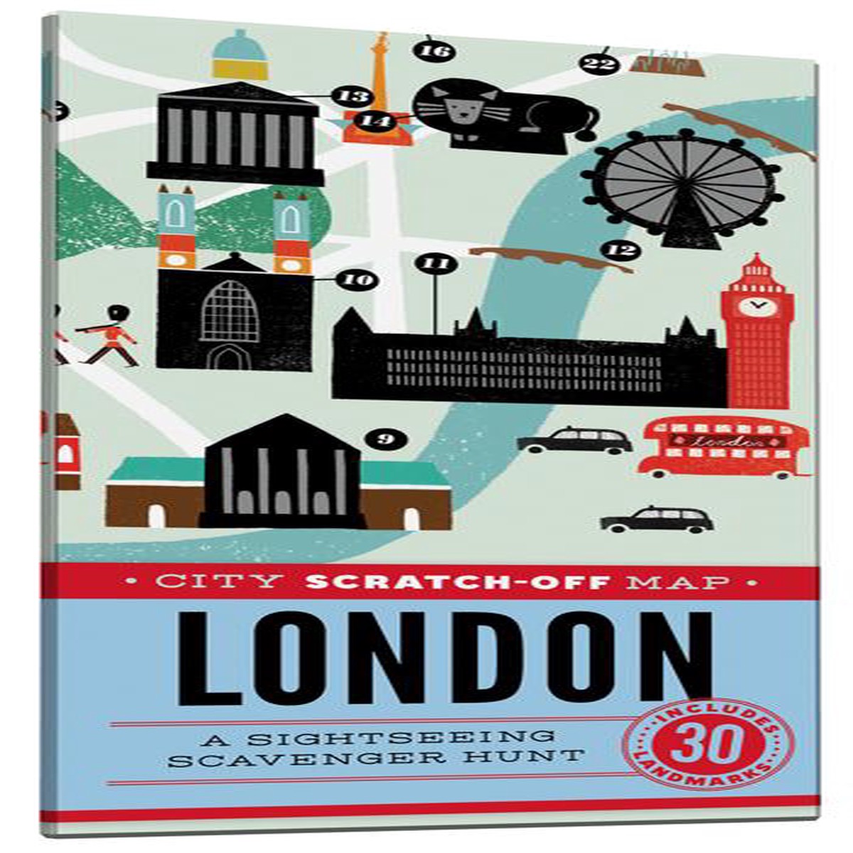 City Scratch-Off Map London