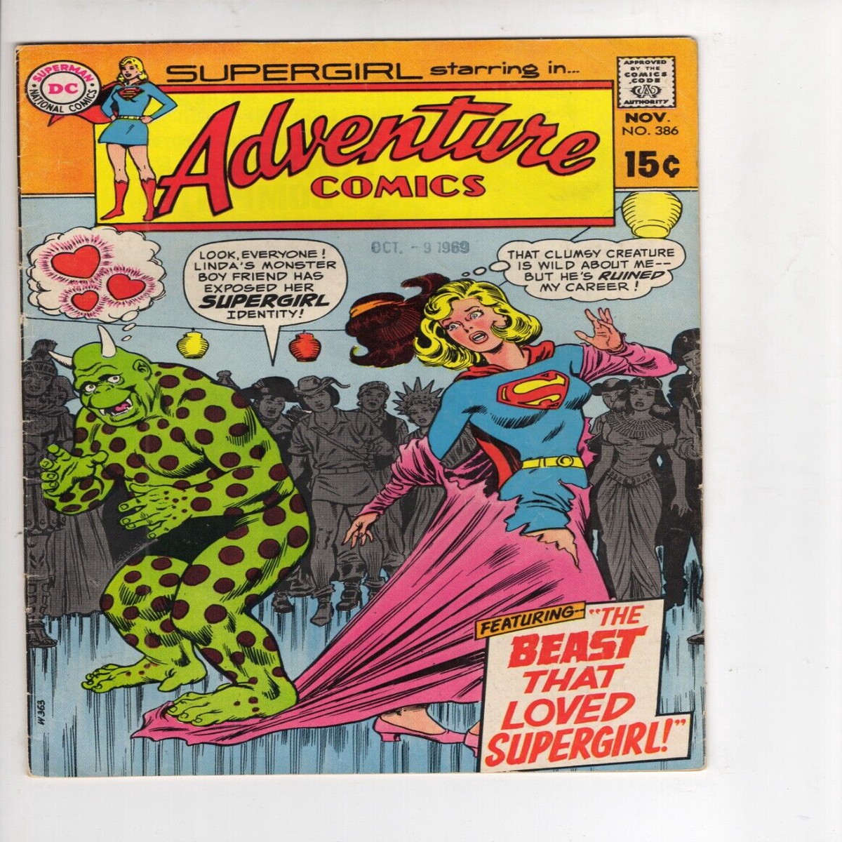 Adventure Comics 386 DC Comics (1969)