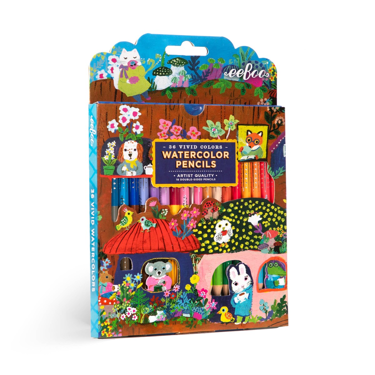 Yumis Mushrooms 18 Double-Sided Watercolor Pencils