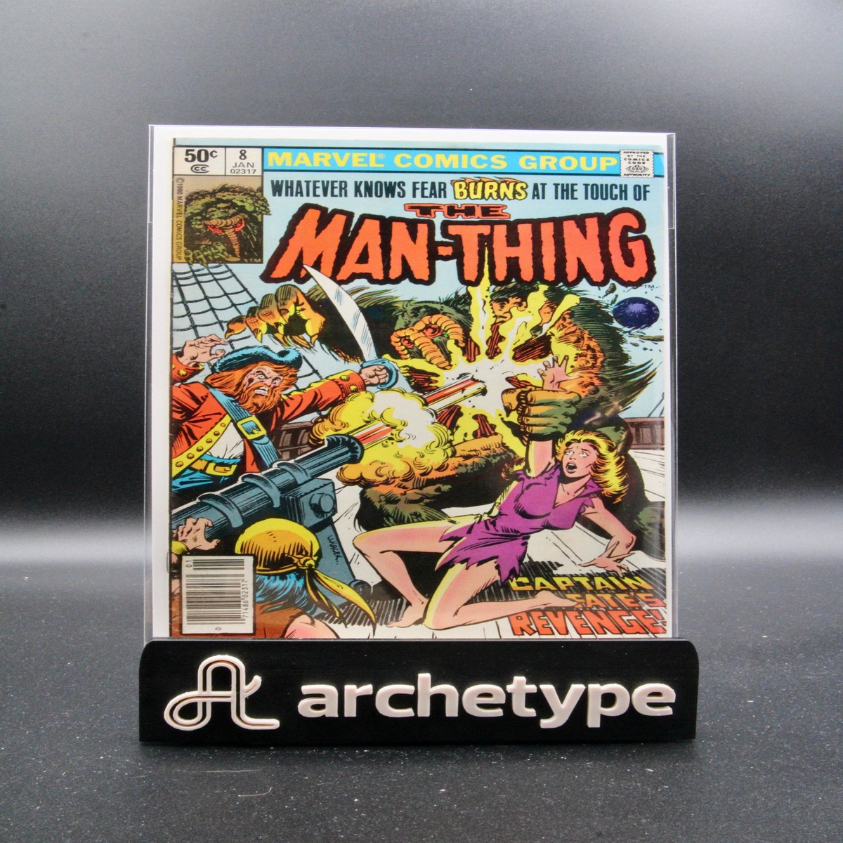 Man-Thing 8 Marvel (1981) 75 VF- Chris Claremont story