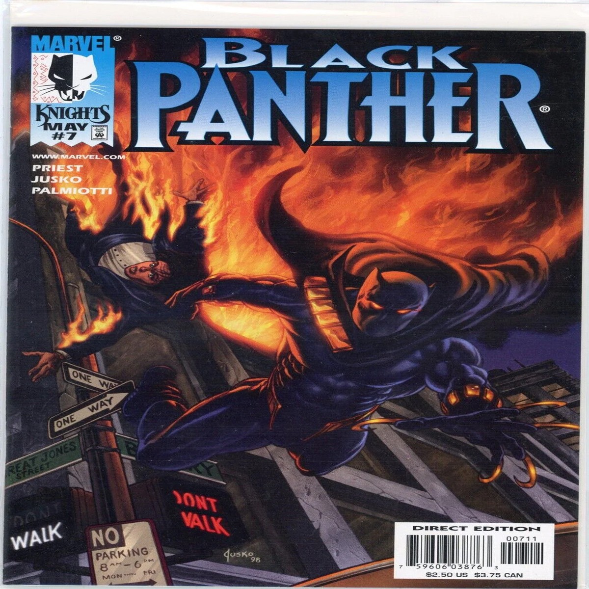 Black Panther 7 Marvel Comics (1999) Jusko Cover