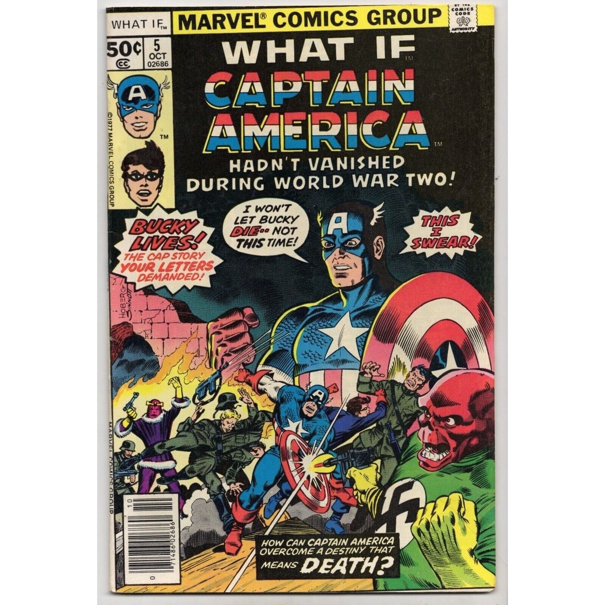 What If 5 Marvel Comics (1977) Captain America Hadnt Vanished Durin