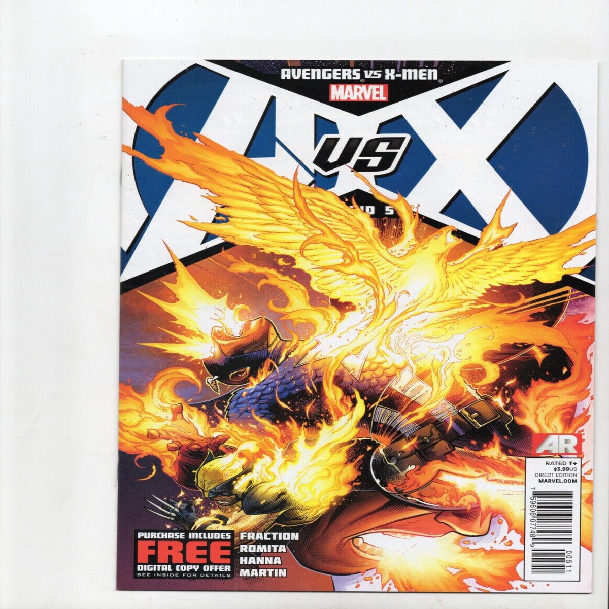 Avengers vs X-Men 5 Marvel Comics (2012) 1st Phoenix Five
