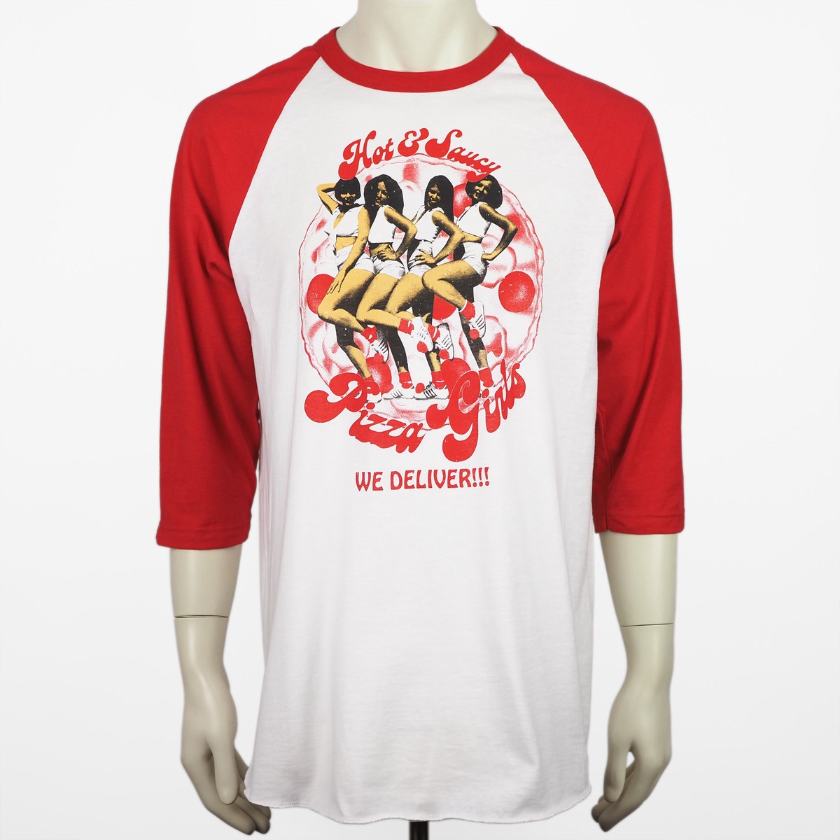 Hot Saucy Pizza Girls - 34 Sleeve Jersey Shirt