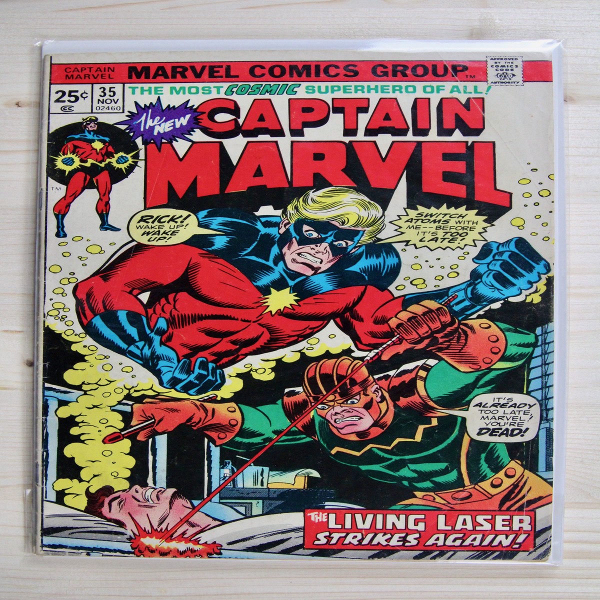 Captain Marvel 35 Marvel (1974) 80 VF Trial of the Watcher