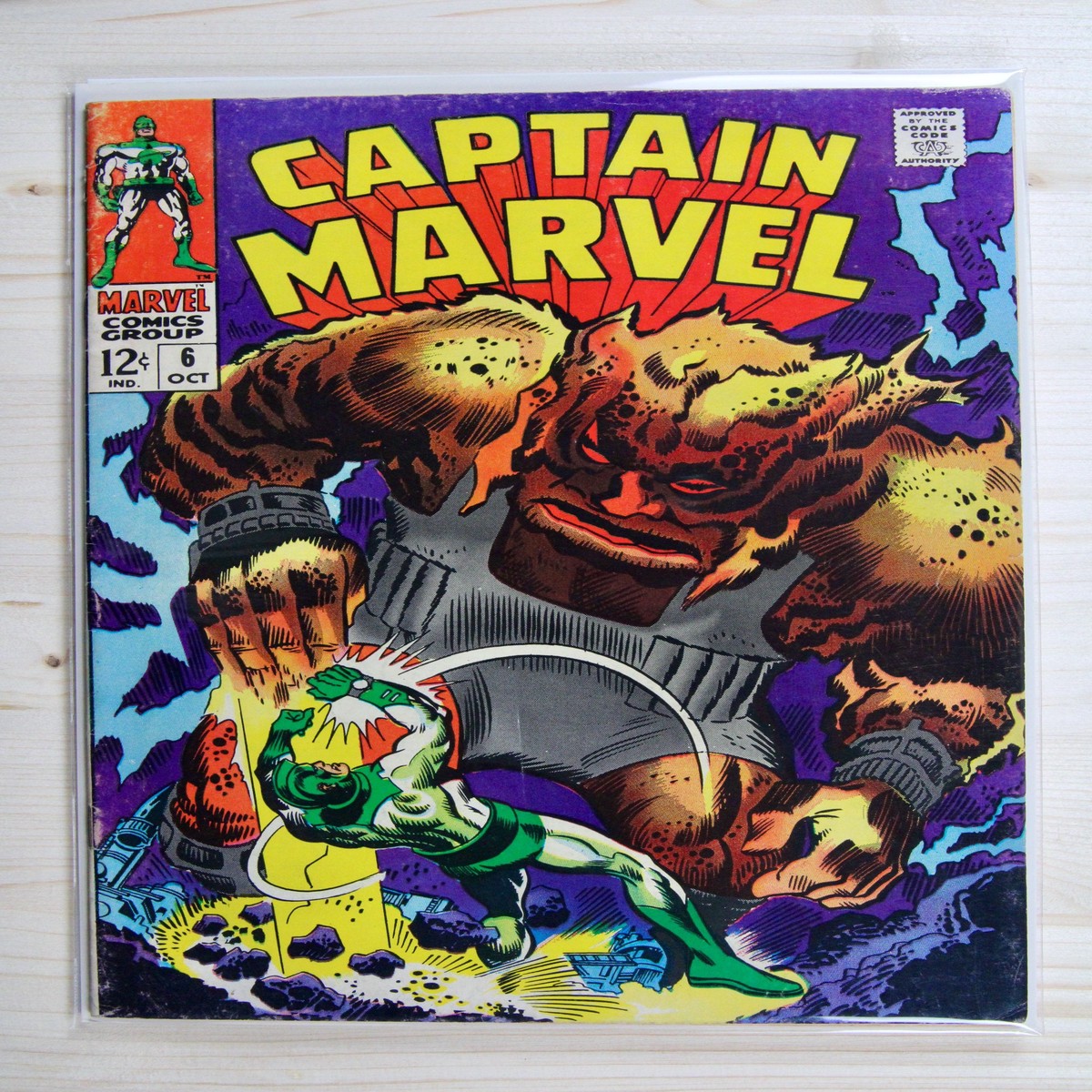 Captain Marvel 6 Marvel (1968) 80 VF Stan Lee