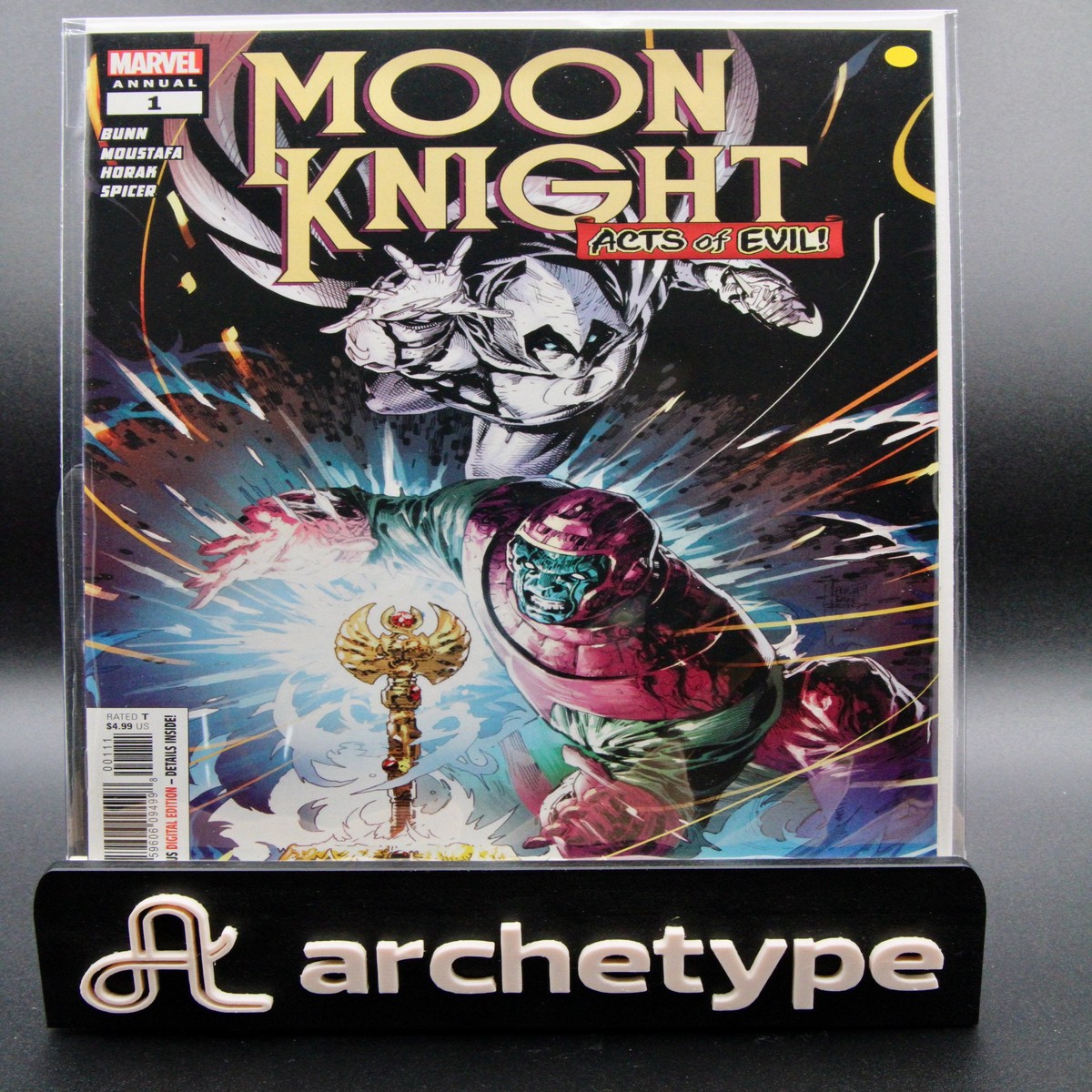 Moon Knight 1 Marvel (2021) Pepe Larraz cover Annual