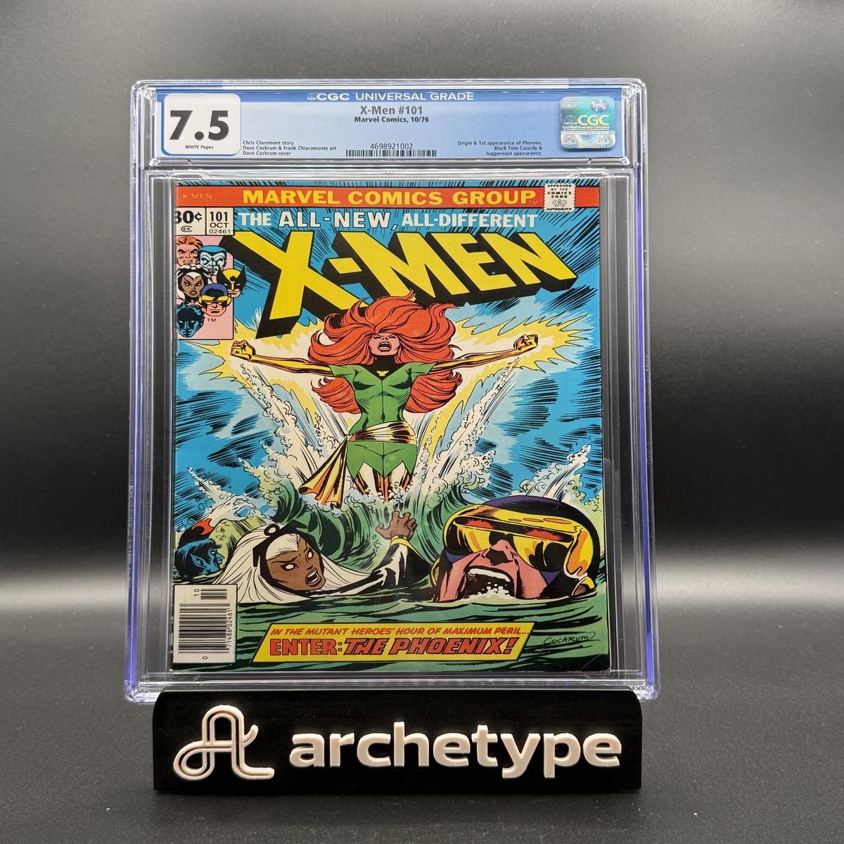 The X-Men 101 Marvel (1976) CGC 75 VF- White Pages Phoenix Saga Chris Claremont story Stan Lee