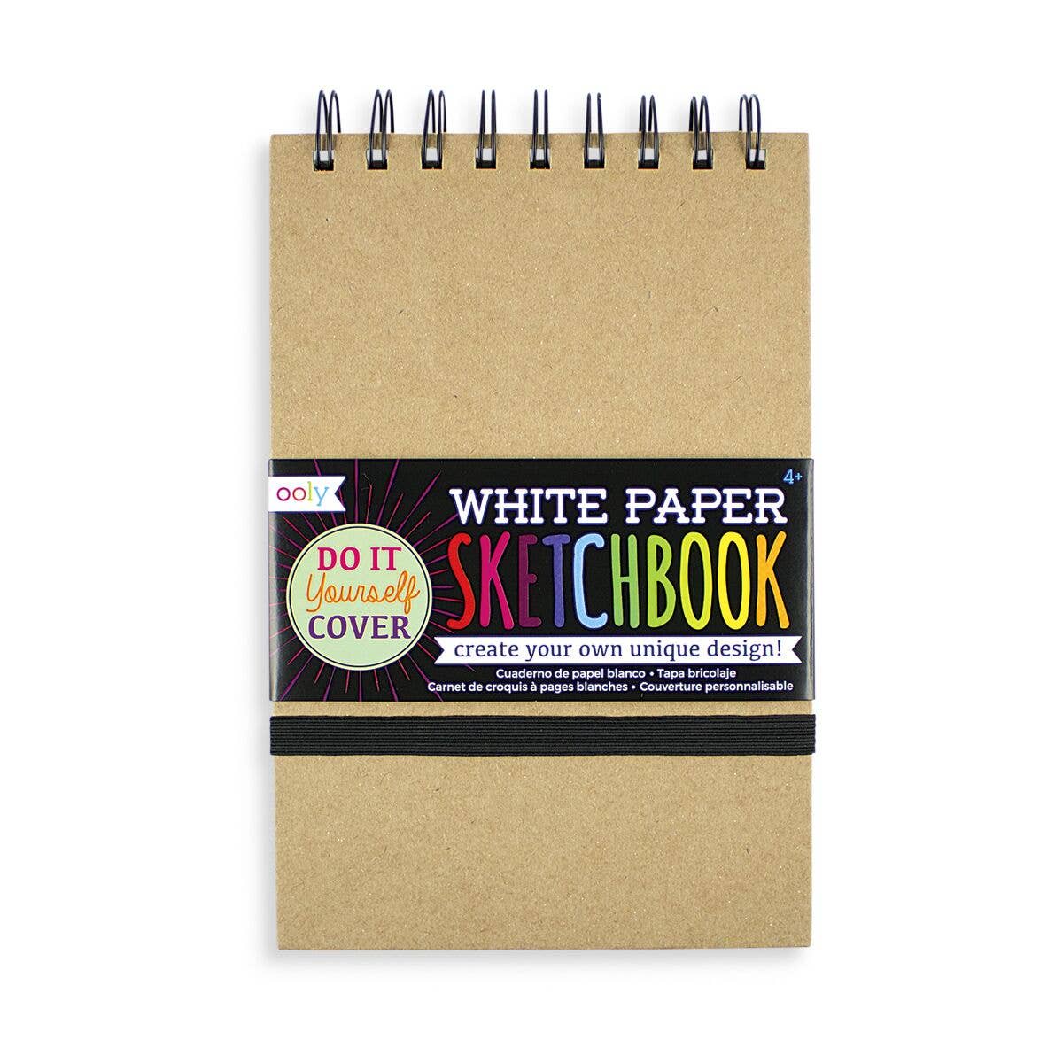 DIY Cover Sketchbook - White Paper