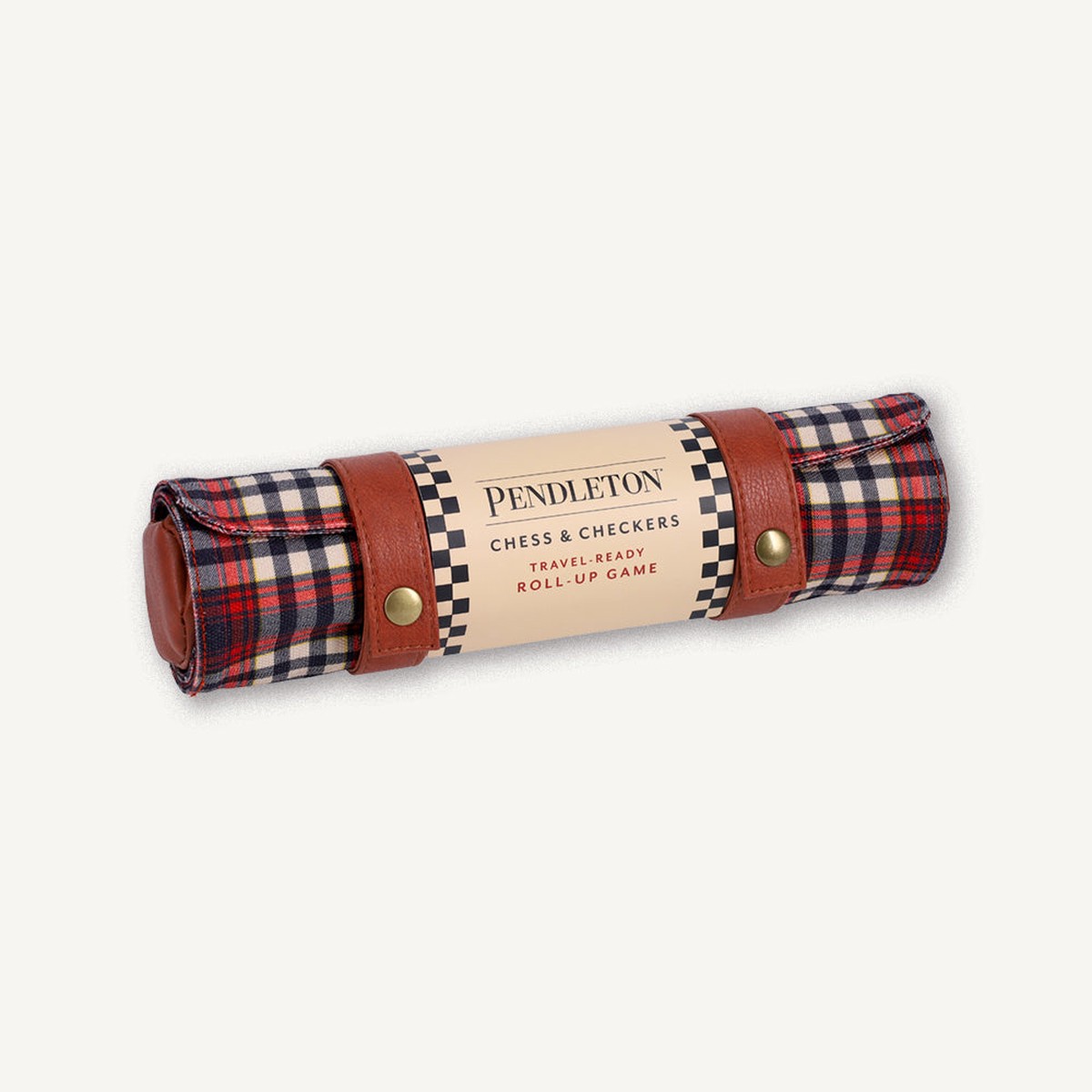Pendleton Red Black Check Pattern Chess Checkers
