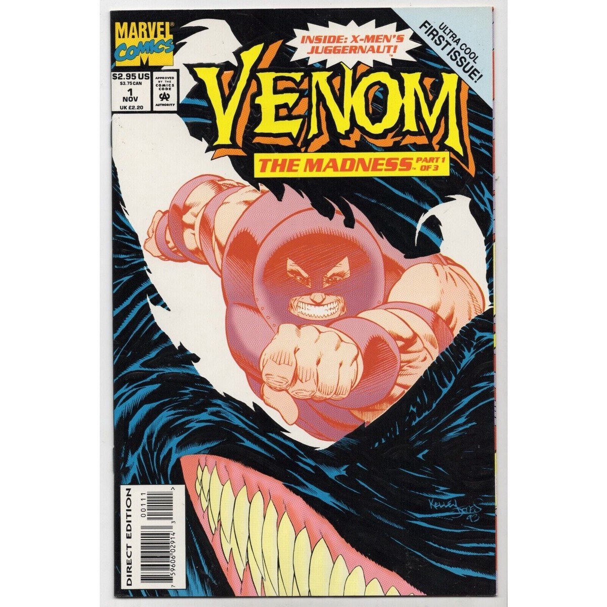 Venom The Madness 1 2 3 COMPLETE SET Marvel Comics (1993)