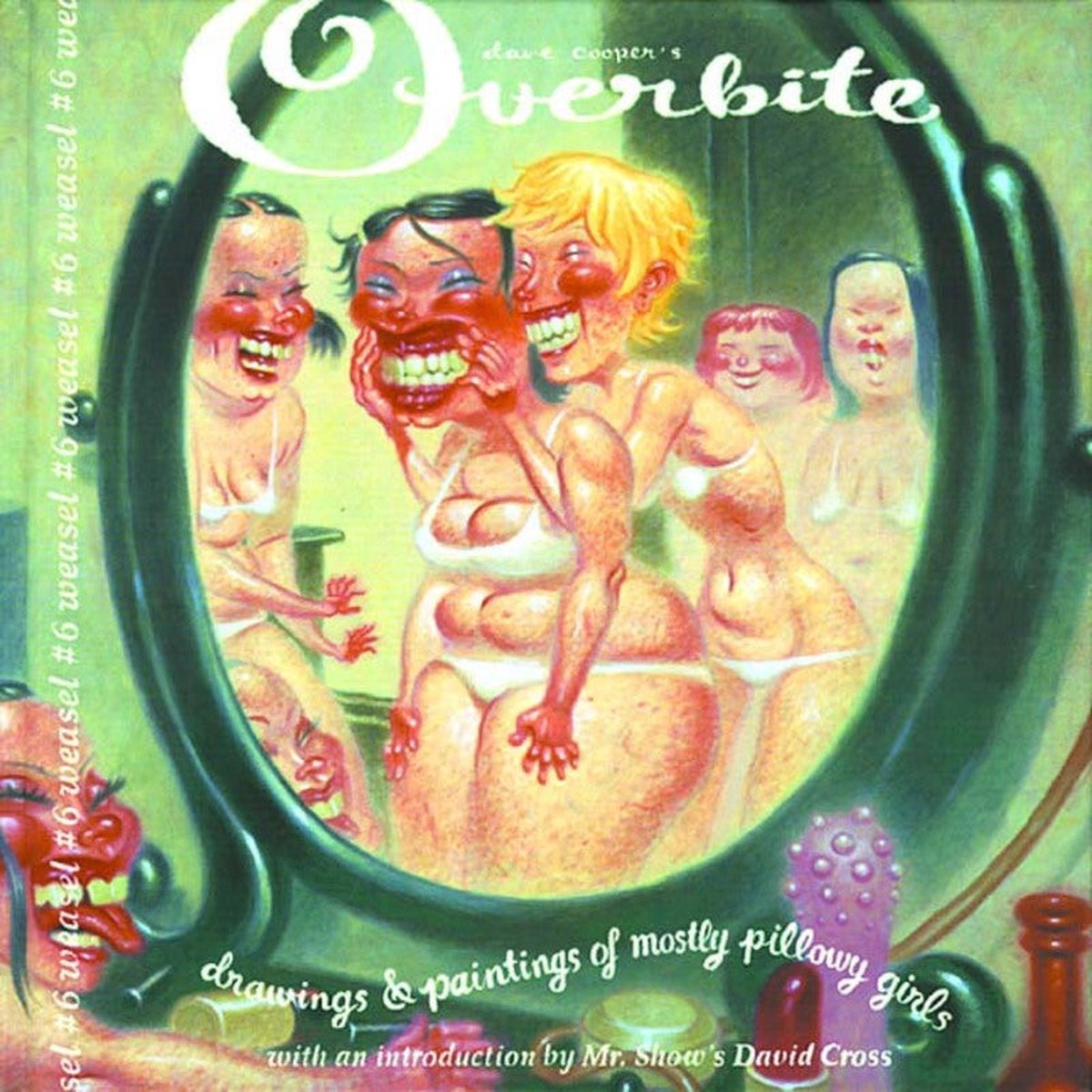 Dave Coopers Overbite Paintings Drawings of Mostly Pillowy Girls