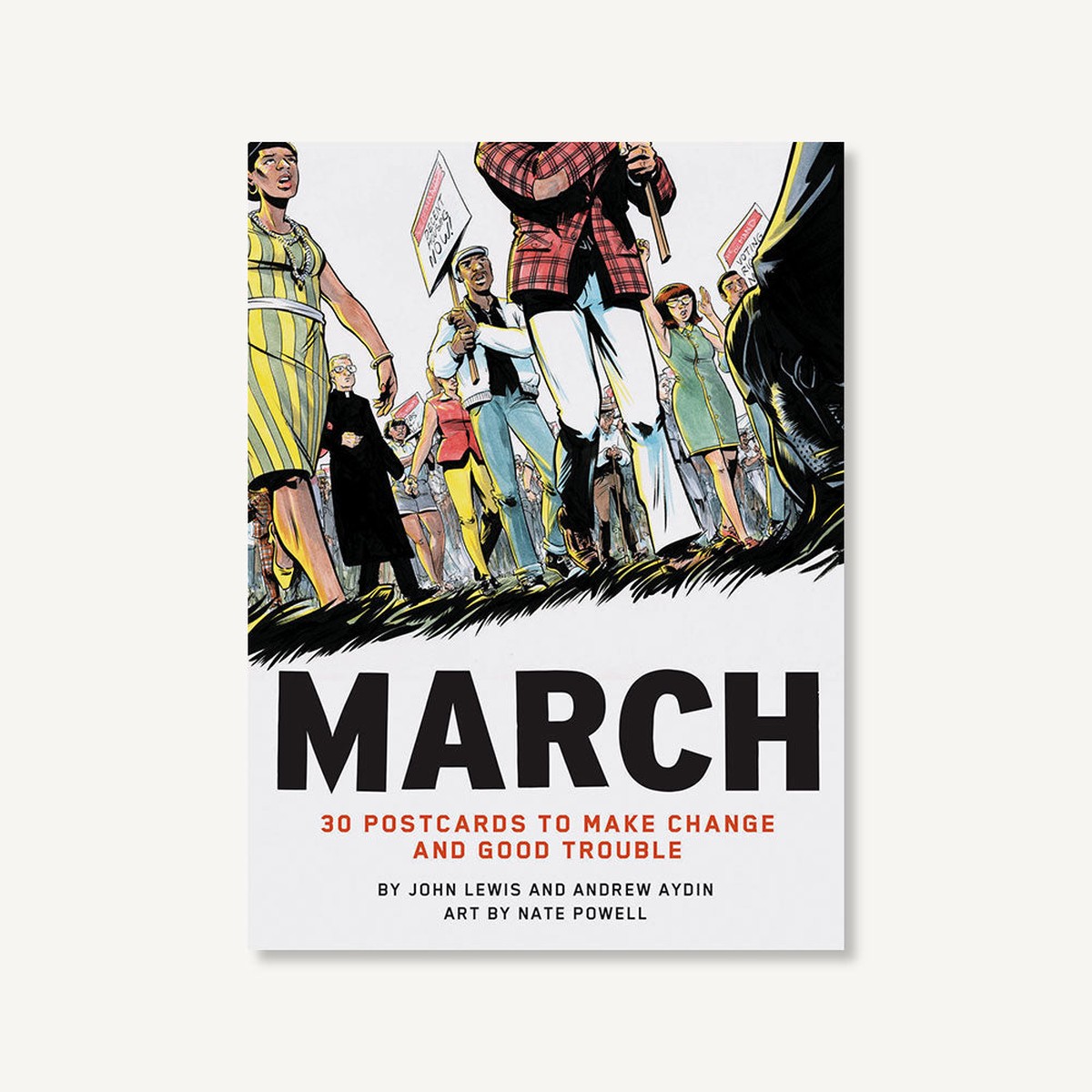 March 30 Postcards to Make Change and Good Trouble