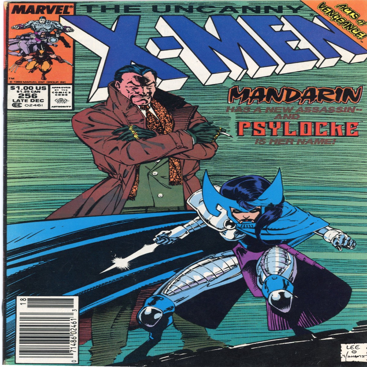 Uncanny X-Men 256 Marvel Comics (1989) VFNM Newsstand
